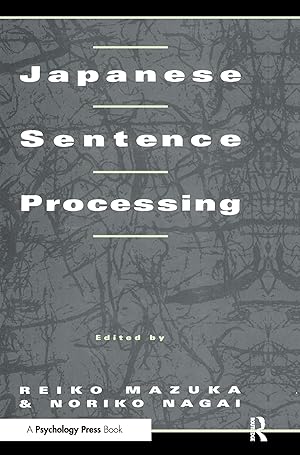 Imagen del vendedor de Japanese Sentence Processing a la venta por moluna