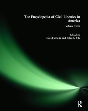 Seller image for Schultz, P: The Encyclopedia of Civil Liberties in America for sale by moluna