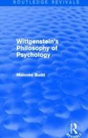 Bild des Verkufers fr Budd, M: Wittgenstein s Philosophy of Psychology zum Verkauf von moluna