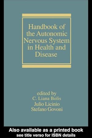 Immagine del venditore per Bolis, L: Handbook of the Autonomic Nervous System in Health venduto da moluna