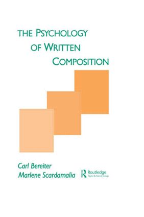 Imagen del vendedor de The Psychology of Written Composition a la venta por moluna