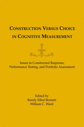 Seller image for Construction Versus Choice in Cognitive Measurement for sale by moluna