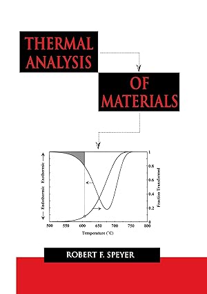 Imagen del vendedor de Speyer, R: Thermal Analysis of Materials a la venta por moluna