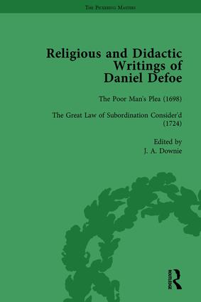 Image du vendeur pour Religious and Didactic Writings of Daniel Defoe, Part II vol 6 mis en vente par moluna