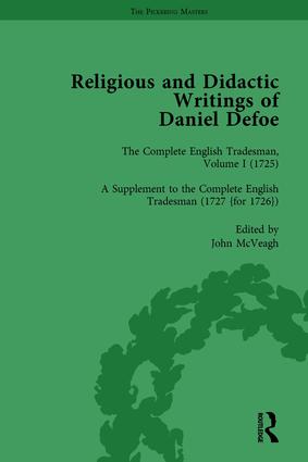 Image du vendeur pour Religious and Didactic Writings of Daniel Defoe, Part II vol 7 mis en vente par moluna