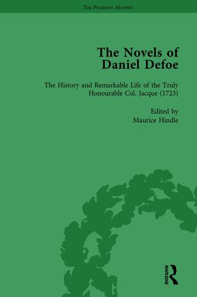 Image du vendeur pour The Novels of Daniel Defoe, Part II vol 8 mis en vente par moluna