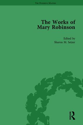 Seller image for The Works of Mary Robinson, Part I Vol 3 for sale by moluna