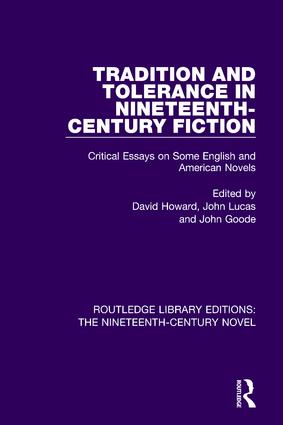 Immagine del venditore per Tradition and Tolerance in Nineteenth Century Fiction venduto da moluna