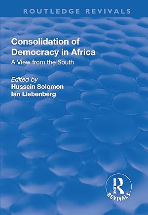 Imagen del vendedor de Solomon, H: Consolidation of Democracy in Africa a la venta por moluna