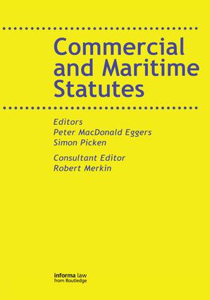 Seller image for Commercial and Maritime Statutes for sale by moluna