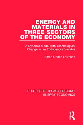 Imagen del vendedor de Energy and Materials in Three Sectors of the Economy a la venta por moluna