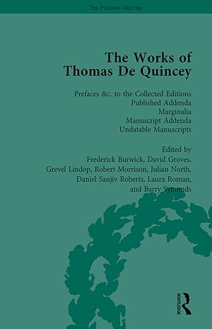 Immagine del venditore per The Works of Thomas De Quincey, Part III vol 20 venduto da moluna