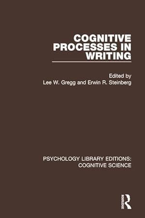Seller image for COGNITIVE PROCESSES IN WRITING for sale by moluna