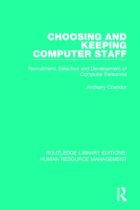 Immagine del venditore per Choosing and Keeping Computer Staff venduto da moluna