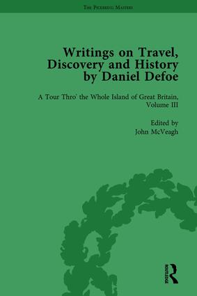 Image du vendeur pour Writings on Travel, Discovery and History by Daniel Defoe, Part I Vol 3 mis en vente par moluna