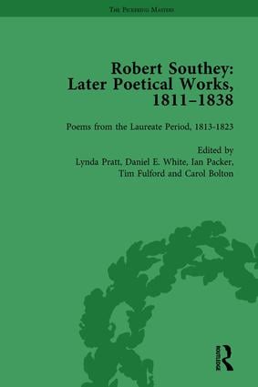 Bild des Verkufers fr Robert Southey: Later Poetical Works, 1811-1838 Vol 3 zum Verkauf von moluna