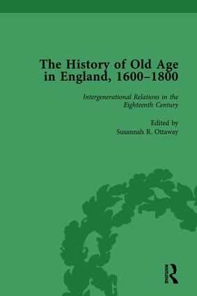 Imagen del vendedor de The History of Old Age in England, 1600-1800, Part I Vol 4 a la venta por moluna