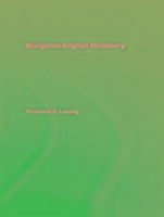 Bild des Verkufers fr Lessing, F: Mongolian-English Dictionary zum Verkauf von moluna