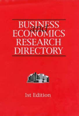 Seller image for Business and Economics Research Directory for sale by moluna