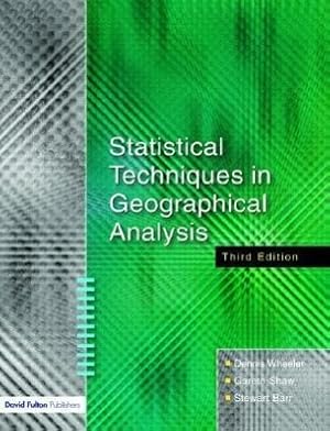 Imagen del vendedor de Statistical Techniques in Geographical Analysis a la venta por moluna
