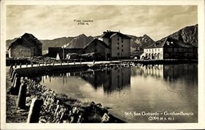 Bild des Verkufers fr Ansichtskarte / Postkarte Airolo Kanton Tessin Schweiz, St Gotthard Hospiz, Pizzo Vespers zum Verkauf von akpool GmbH