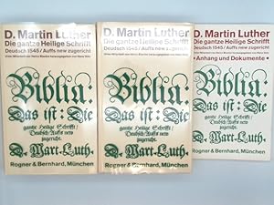 D. Martin Luther die gantze heilige schrifft deudsch 155/ Auffs new zugericht Band 1 und 2 und An...