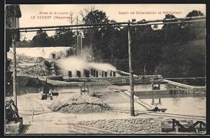 Ansichtskarte Le Genest, Mines de la Lucette, Bassin de Décantation et Réfrigérant