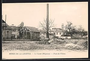 Ansichtskarte Le Genest, Mines de la Lucette, Puits de l`Usine