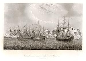 Seller image for Combat naval dans la Baie d'Algsiras. 15. Juillet 1801. for sale by Antiquariat Clemens Paulusch GmbH