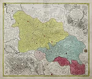 Kst.- Karte, v. u. b. T. C. Lotter, "Nova Mappa Geographica Totius Ducatus Silesiae Tam Superiori...