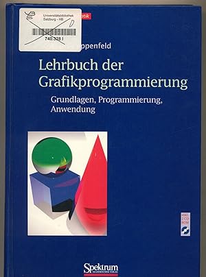 Bild des Verkufers fr Lehrbuch der Grafikprogrammierung zum Verkauf von avelibro OHG