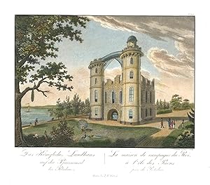 Bild des Verkufers fr Das Knigliche Landhaus auf der Pfaueninsel bei Potsdam. Le maison de campagne du Roi  l' ile des Paons prs de Potsdam". zum Verkauf von Antiquariat Clemens Paulusch GmbH