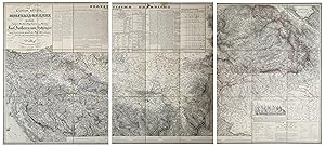 Stst.- Karte, v. 6 Platten n. W. Pokorny b. Artaria & Co. in Wien, "Die Kaiserl. Königl. Militair...