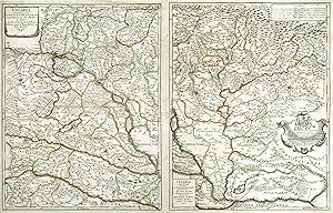 Kst.- Karte, in 2 Blatt aus "Mercurio Geografico" v. Franciscus Donia n. G. Cantelli da Vignola b...