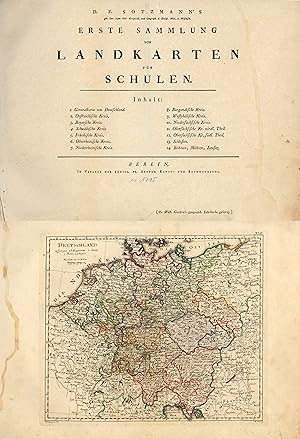 Immagine del venditore per Erste (Zweite. Dritte und letzte.) Sammlung von Landkarten fr Schulen. venduto da Antiquariat Clemens Paulusch GmbH