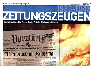 Bild des Verkufers fr Zeitungszeugen Nr. 2 - Der Reichstag brennt zum Verkauf von Antiquariat Jterbook, Inh. H. Schulze