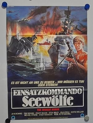 Orig.-Filmplakat EINSATZKOMMANDO SEEWÖLFE (u.a. mit John Howard, Tony Bonner.)