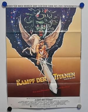 Orig.-Filmplakat Kampf der Titanen Harry Hamlin, Ursula Andress.)