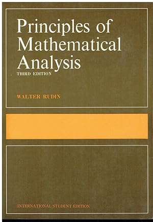 Imagen del vendedor de Principles of mathematical analysis a la venta por Libreria sottomarina - Studio Bibliografico