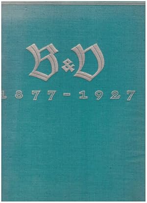 Blohm & Voß Hamburg 1877 - 1927. anbei: gedrucktes Anschreiben zum 50 jährigen Jubiläum der Werft.