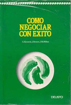 Seller image for COMO NEGOCIAR CON EXITO for sale by LIBRERIA TORMOS