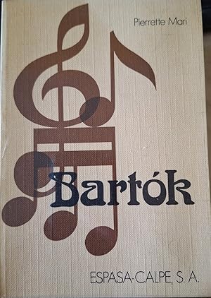 Imagen del vendedor de BARTOK. a la venta por Libreria Lopez de Araujo