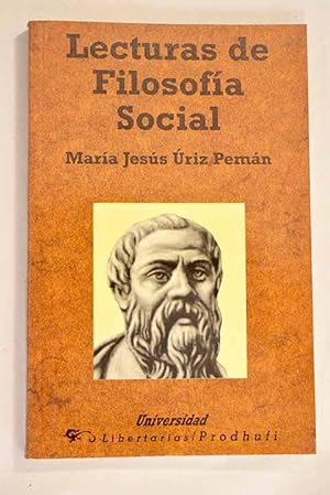 Imagen del vendedor de Lecturas de filosofa social a la venta por Alcan Libros