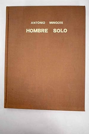 Imagen del vendedor de Hombre solo a la venta por Alcan Libros