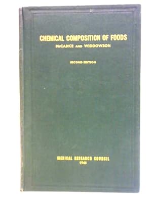 Seller image for The Chemical Composition of Foods for sale by World of Rare Books