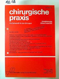 chirurgische praxis : 49 / Heft 1. - Die Zeitschrift für den Chirurgen.