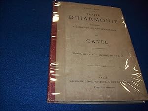 Image du vendeur pour Trait d'harmonie par Catel,. Adopt par le Conservatoire pour servir  l'tude dans cet tablissement Charles-Simon CATEL mis en vente par Bibliopuces