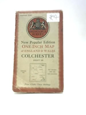 Imagen del vendedor de One Inch Map: Colchester: Sheet 149 a la venta por World of Rare Books