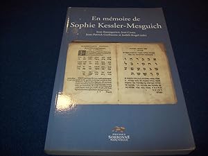 Bild des Verk�ufers f�r En m�moire de Sophie Kessler-Mesguich zum Verkauf von Bibliopuces
