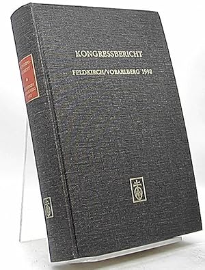 Bild des Verkufers fr Kongressbericht Feldkirch/Vorarlberg 1992 Alta musica ; Bd. 16 zum Verkauf von Antiquariat Unterberger